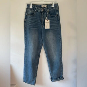 Great Smoky Button Fly Blue Indigo High Waist NWT Jeans Size 11